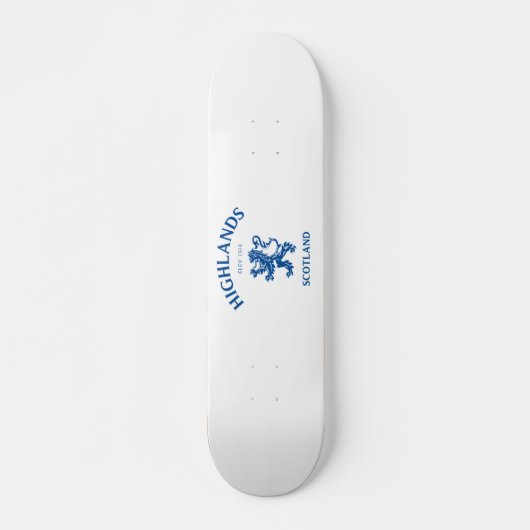 HIGHLANDS Schottland Skateboard (Vorne)