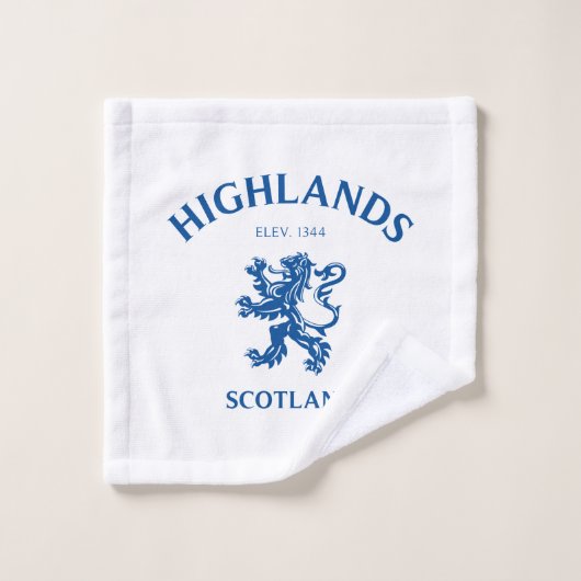 HIGHLANDS Schottland Waschlappen (Waschlappen)