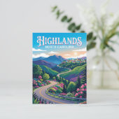 Highlands USA Postkarte (Stehend Vorderseite)