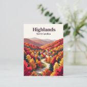 Highlands USA Postkarte (Stehend Vorderseite)