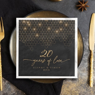 Highlights Gold 20 Jahre Jubiläum ID1165 Serviette