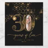 Highlights Gold 30 Jahre Foto ID1165 Weinetikett (Einzelnes Label)