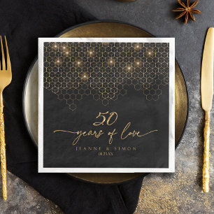 Highlights Gold 50 Jahre Jubiläum ID1165 Serviette