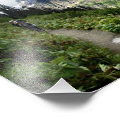 Highline Trail - Glacier Nationalpark Fotodruck (Ecke)