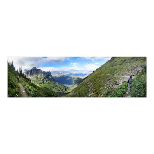 Highline Trail - Glacier Nationalpark Fotodruck (Vorne)
