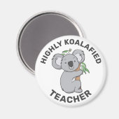 Highly Koalafied Koala Qualified Magnet (Vorderseite/Rückseite)