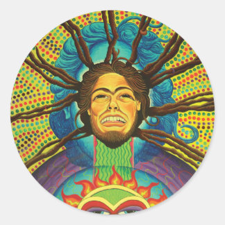 Highrie Heart Runder Aufkleber