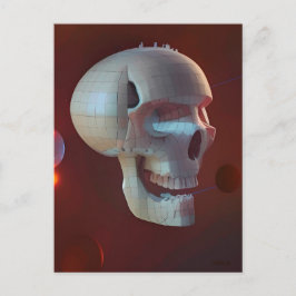 Highrise Living on Skull Asteroid 42-C Postkarte