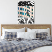 Highrise Window Washer Leinwanddruck (Insitu (Schlafzimmer))