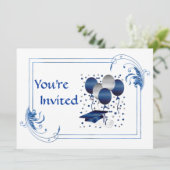 HIGHSCHOOL Abschluss Einladung (Stehend Vorderseite)