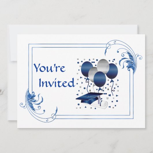 HIGHSCHOOL Abschluss Einladung (Vorderseite)