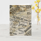 Highschool Abschluss-Karte Karte (Gelbe Blume)