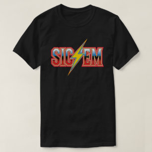 Highschool Football Spirit mit Sic'Em zeigen T-Shirt