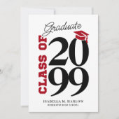 Highschool Graduation Ankündigung (Vorderseite)