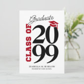 Highschool Graduation Ankündigung (Stehend Vorderseite)