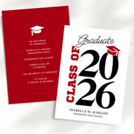 Highschool Graduation Ankündigung