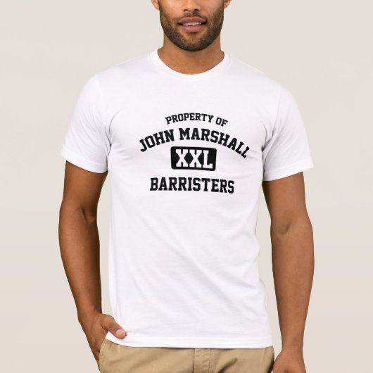 Highschool John Marshall Rechtsanwalt-T - Shirt (Vorderseite)