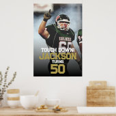Highschool- oder College-Football Poster (Küche)