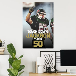 Highschool- oder College-Football Poster