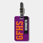 Highschool oder Uni-Student Gepäckanhänger (Vorderseite vertikal)