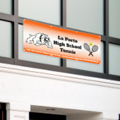 Highschool Tennis-Fahne Banner (Äußeres Gebäude)