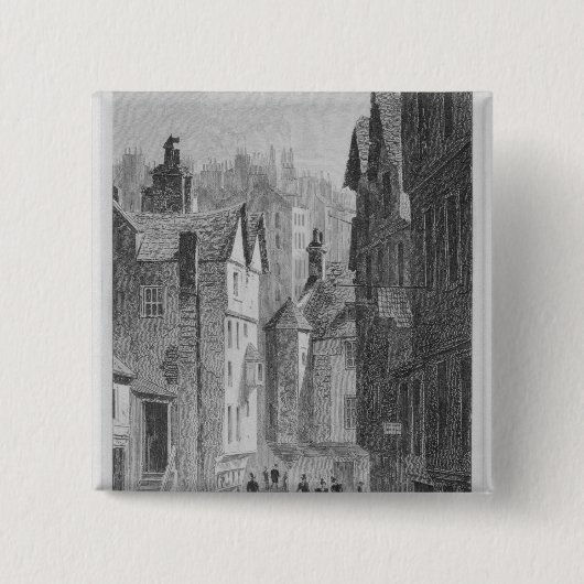 Highschool, Wynd, Edinburgh gravierte vorbei Button (Vorderseite)