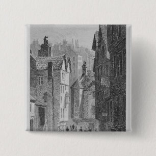 Highschool, Wynd, Edinburgh gravierte vorbei Button