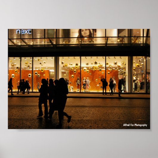 Highstreet Silhouetten Poster (Vorne)