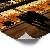Highstreet Silhouetten Poster (Ecke)