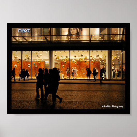 Highstreet Silhouetten Poster (Vorne)