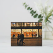 Highstreet Silhouetten Postkarte (Stehend Vorderseite)
