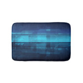 Hightech- digitaler Hintergrund Badematte (Vorderseite)
