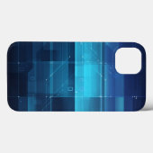 Hightech- digitaler Hintergrund Case-Mate iPhone Hülle (Rückseite (Horizontal))