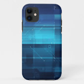 Hightech- digitaler Hintergrund Case-Mate iPhone Hülle (Rückseite)
