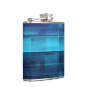 Hightech- digitaler Hintergrund Flachmann (Rechts)