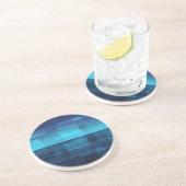 Hightech- digitaler Hintergrund Getränkeuntersetzer (Seite)