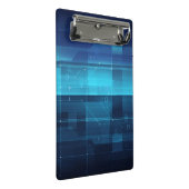 Hightech- digitaler Hintergrund Mini Klemmbrett (Schrägansicht)