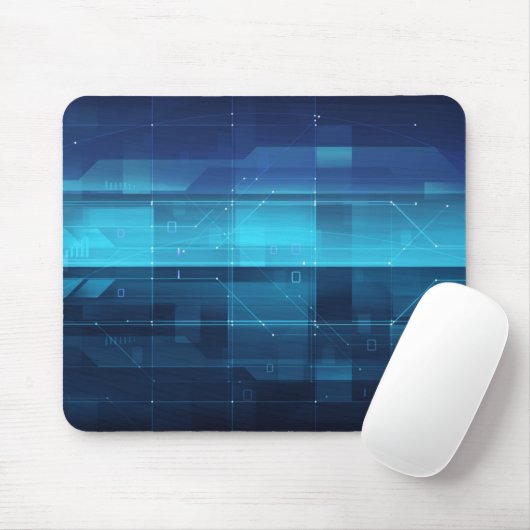 Hightech- digitaler Hintergrund Mousepad (Mit Mouse)