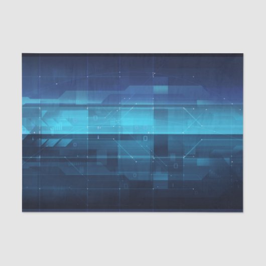 Hightech- digitaler Hintergrund Seidenpapier (Vorderseite)