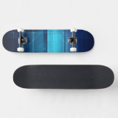 Hightech- digitaler Hintergrund Skateboard (Horizontal)