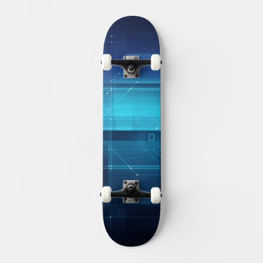 Hightech- digitaler Hintergrund Skateboard (Vorderseite)