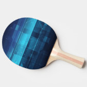 Hightech- digitaler Hintergrund Tischtennis Schläger (Seitenansicht)