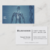 Hightech- Gesundheit blaues No.1 Visitenkarte (Vorne/Hinten)