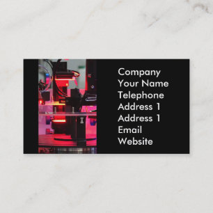 Hightech- Industrieroboter Visitenkarte