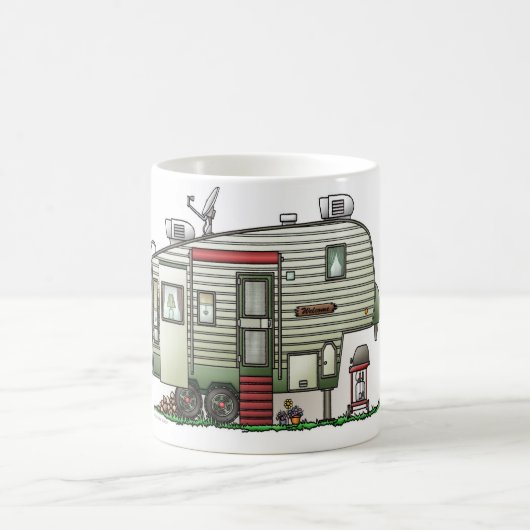 Hightechs-5. Rad-Camper-Tasse Kaffeetasse (Mittel)