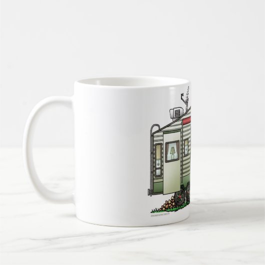 Hightechs-5. Rad-Camper-Tasse Kaffeetasse (Links)