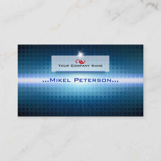 HightechVisitenkarte Visitenkarte (Vorderseite)