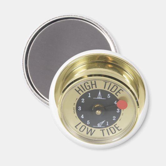 HighTideMeter120709-Kopie Magnet (Vorderseite/Rückseite)