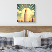 Hightower Sunrise Leinwanddruck (Insitu (Schlafzimmer))