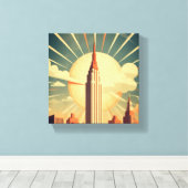 Hightower Sunrise Leinwanddruck (Insitu (Holzboden))